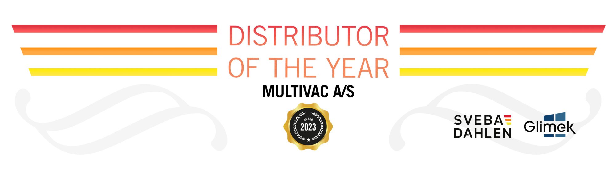 Distributor of the year 2023 Multivac A/S Denmark Sveba Dahlen